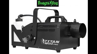 Titan 1800 pro fog machine 1 year update [upl. by Ettenyl]