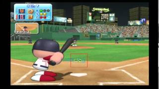 MLB Power Pros Wii World Series Game 1 Mets  Red Sox [upl. by Venetia243]