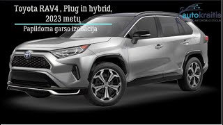 Toyota RAV4 Plug in hybrid 2023 metų  Autokraitislt [upl. by Gayl238]