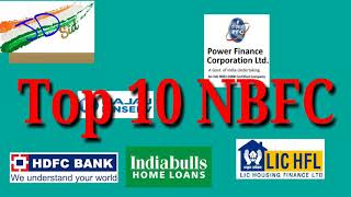 Non Banking Finance Companies  NBFC  Top 10 NBFC  JD [upl. by Aicercal350]