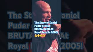 The Story Of Daniel Puder Getting BRUTALIZED At Royal Rumble 2005 wwe shorts insidetheropes [upl. by Oyek]