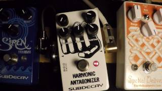 Subdecay HARMONIC ANTAGONIZER Demo  3 Pedal Riff  PART ONE 1 [upl. by Eiroj]