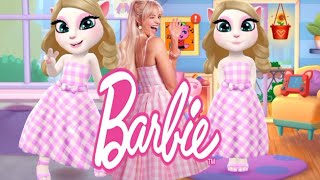 Talking Angela vs Barbie dress designer new My Talking Angela 2 game music Angela [upl. by Sigfrid]