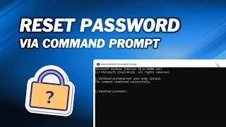 How to Reset Windows Password via Command Prompt [upl. by Selrhc]