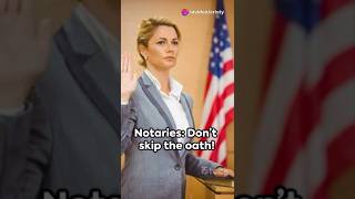 Notaries Don’t Skip the Oath Here’s Why It Matters NotaryTips notarizedbycristy [upl. by Auston]