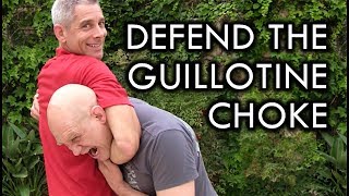 How to Defend a Standing Guillotine Choke with Stephan Kesting [upl. by Swann946]