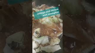 Chicken and cabbage with sotanghon short shorts trendingshorts viral Yhang Sait Adventurer [upl. by Atteiluj]