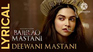 DEEWANI MASTANI SONG bajiraomastani DIPIKA PADUKONE [upl. by Fesoj]