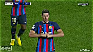 Robert Lewandowski Goal Celebration Barcelona VS Viktoria 4k Free Clips For Edit [upl. by Kerstin]