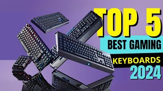 TOP 5 Best Gaming Keyboards 2024 [upl. by Doralin]