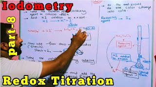 Part8 Iodometry redox Titration [upl. by Odrareg]