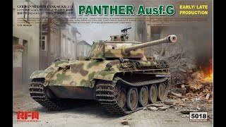 135 Rye Field Model Panther AusfG EarlyLate Production RM5018 [upl. by Aeslehs]