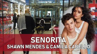 Serenading the Public Train Station with Senorita Shawn Mendes Camila Cabello Cole Lam 12 Years Old [upl. by Aivyls]