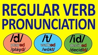 REGULAR VERBS PRONUNCIATION 23 06 2013 [upl. by Danice266]