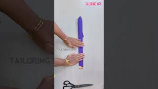 Sewing Secrets How to Cut Blouse Cross Pieces Effortlessly  Tip No 11  Tamil tailoringtips [upl. by Attaymik678]