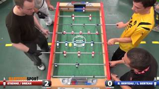 Spectacular foosball shot  Reprise de volée au babyfoot [upl. by Jae]