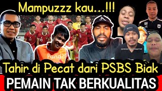 Viral MTahir Ternyata sudah di Pecat dari PSBS Biak Pantasan Ngeyel dgn PSSI SAYNAYTV [upl. by Ahsilef]