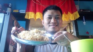 My eating show for Xtra Big Pancit Canton Noodles Chilimansi Flavor [upl. by Llij967]