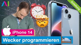 iPhone 14  Wecker stellen  Wecker programmieren •  • 📱1️⃣4️⃣ • ⏰ • 🛌 • Anleitung  Tutorial [upl. by Irina497]