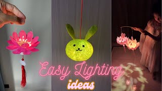 DIY Fancy Light for Home Decor  KONA Craft [upl. by Blackwell439]