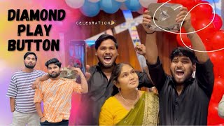 Diamond Play Button In The House  Our Celebration 🎉  Chunnu Munnu Vines [upl. by Asiela455]