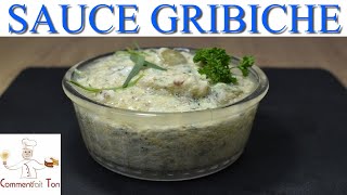 SAUCE GRIBICHE  comment faire une sauce gribiche facilement [upl. by Zirtaeb]