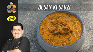 Venkatesh Bhat makes Besan ki Sabzi  Traditional north Indian besan ki sabji for roti poori [upl. by Dnilazor]