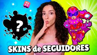 REACCIONO a SKINS de SUSCRIPTORES en BRAWL STARS [upl. by Euqinoj11]