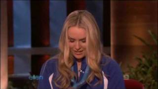 Lindsey Vonn  US Ski Champ Ellen [upl. by Iblok]