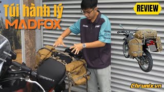 Review Túi hành lý sau yên MADFOX Roaster mini CHRUNIX [upl. by Morette]