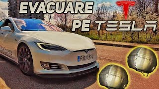 Prima TESLA cu EVACUARE [upl. by Alahsal]