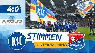 KSCStimmen nach Unterhaching 32 Spieltag [upl. by Conti449]