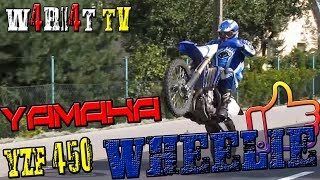 Yamaha YZF 450 wheelie [upl. by Thorrlow]