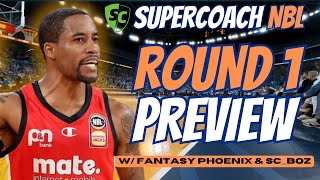 NBL SUPERCOACH  ROUND 1 PREVIEW [upl. by Ahsitahs]