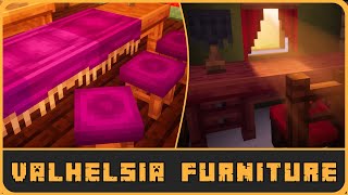 Minecraft  Valhelsia Furniture Mod Showcase Forge amp Fabric 1201 [upl. by Callie306]