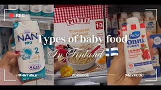 Living in Finland 🇫🇮  Baby food amp prices 🥘  Finnish Grocery store  Prisma [upl. by Lecram]