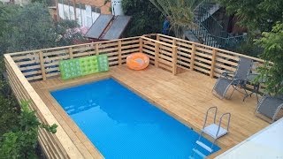 פרוייקט בריכת אינטקס 2014  Intex pool Project [upl. by Goulette656]