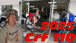 2025 crf 110 wheelies out of the dealer ship  Shred grounds media [upl. by Godred]