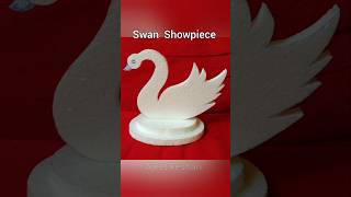 Thermocol Swan 🦢 Showpiece Craft  How To Make Swan For Thermocol swan diy craft short ytshort [upl. by Fidelia969]