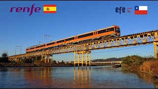 Últimos días de los trenes españoles en Concepción  Chile UT440 Biotren  Corto Laja [upl. by Eulalia]