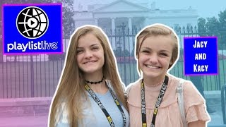 Meeting YouTubers amp Exploring DC  Playlist Live 2017  Jacy and Kacy [upl. by Odnomyar]