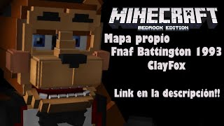 FNAF Battington 1993  Mapa original de Minecraft  ClayFox [upl. by Cati855]