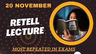 PTE Retell Lecture  November 2024  MUST PRACTICE [upl. by Ambler]