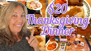 Extreme Budget Thanksgiving Cheap Thanksgiving Dinner Ideas All For 20 In An Hour thanksgiving [upl. by Ysied]