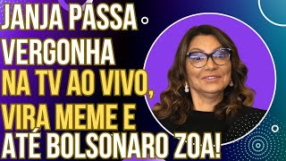 HAHAHAHA Janja passa vergonha ao vivo na TV vira meme e até Bolsonaro tira o sarro [upl. by Muns541]