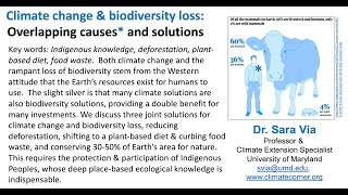 Climate change amp biodiversity loss Overlapping causes and solutions [upl. by Sergei]