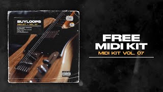 FREE Guitar MIDI Kit 70 Royalty Free Gunna Lil Tjay Roddy Ricch Polo G amp Rod Wave MIDI Files [upl. by Iorgo]