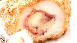 HOW TO MAKE A CHICKEN CORDON BLEU  Gregs Kitchen [upl. by Colbye]