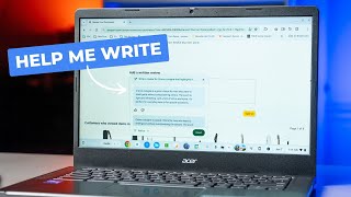 How To Use Help Me Write On Chromebook Plus [upl. by Bordie]