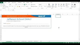 Excel Module 5  SAM Project B  Jefferson School District [upl. by Akiam]